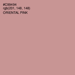 #C99494 - Oriental Pink Color Image